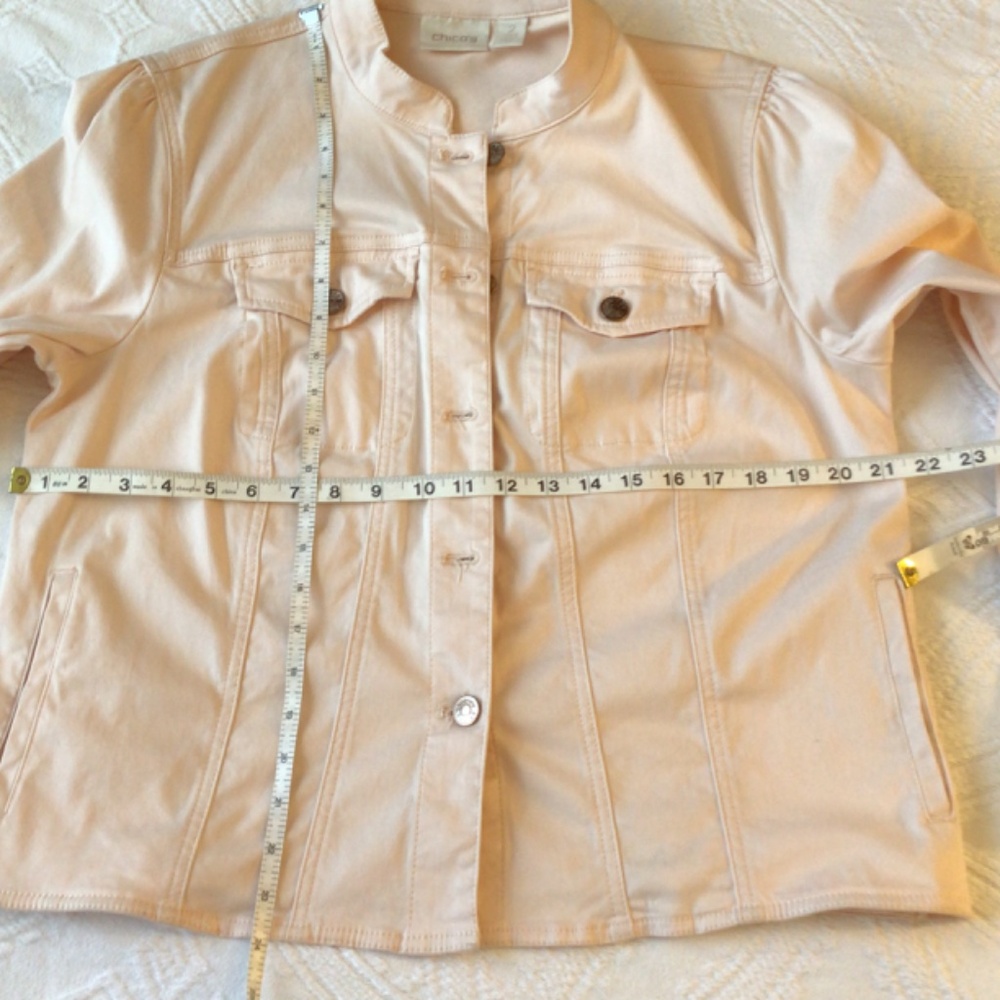 Chico’s pink jacket NWOT - Picture 12 of 15